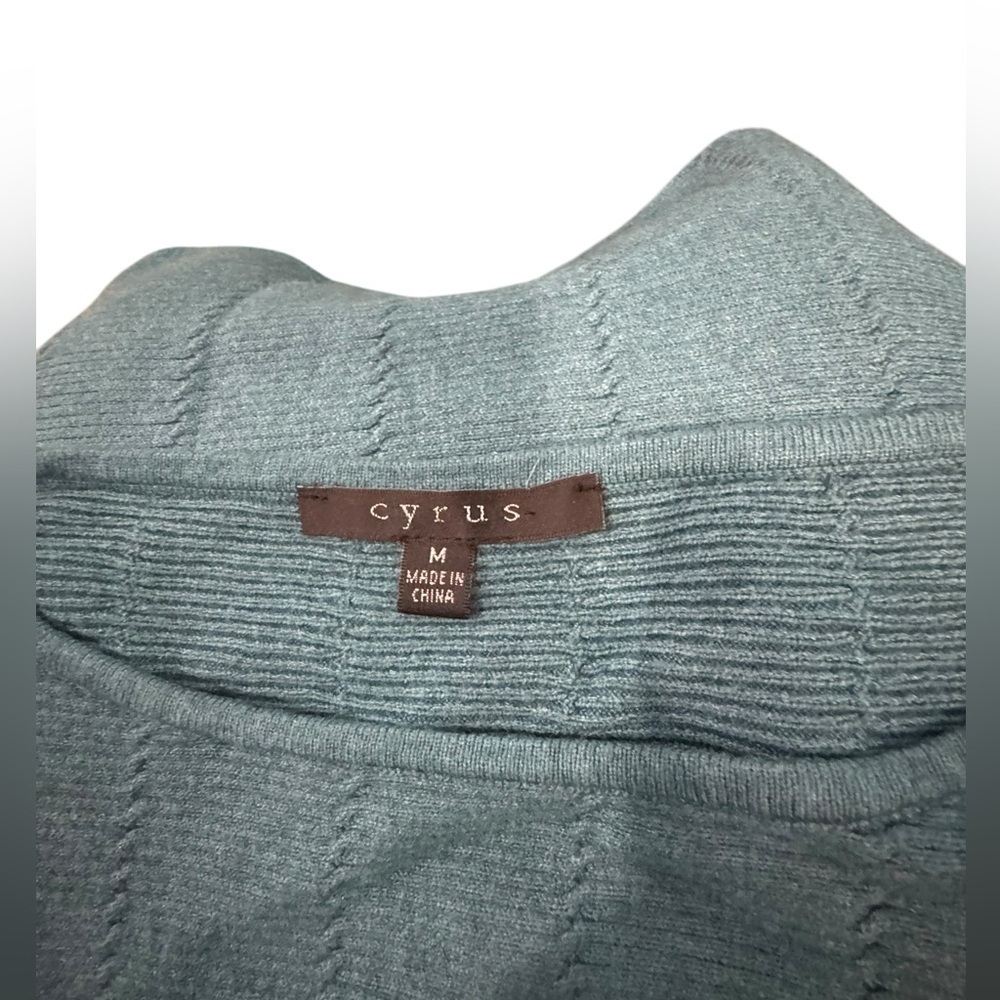 EUC Teal Knit Sweater batwing beauty soft and comfy oversized Med Anthropologie - Picture 5 of 7